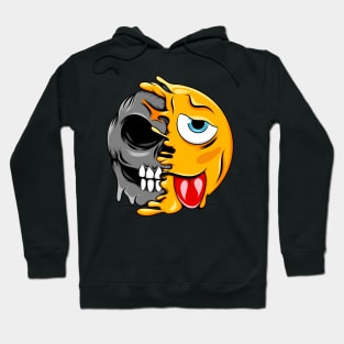 Tongue Zombie Emoji Hoodie